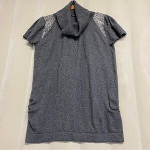 Luisa Cerano Women’s Sweater Size 14 Wool Silk Cashmere Sequin Detail Designer